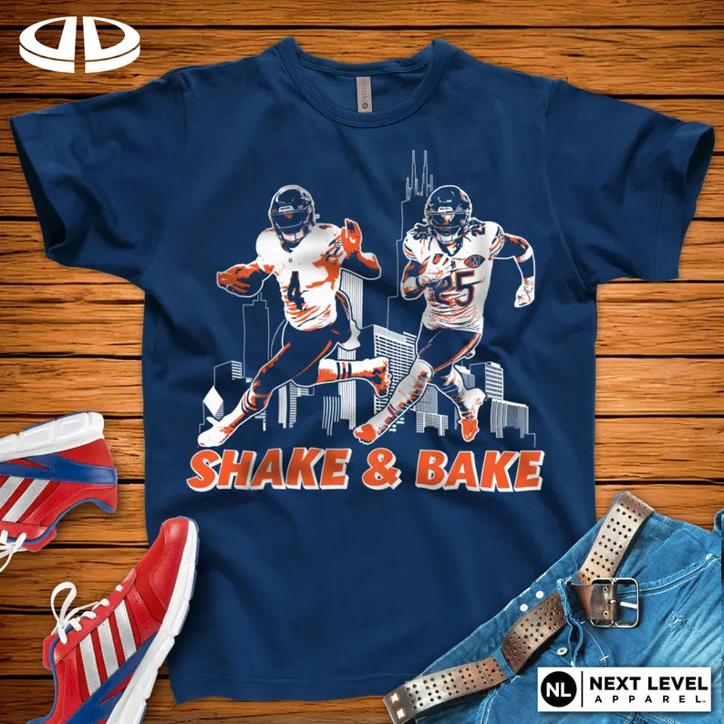 Chicago Football Swift and Monangai "SHAKE AND BAKE" T-Shirt